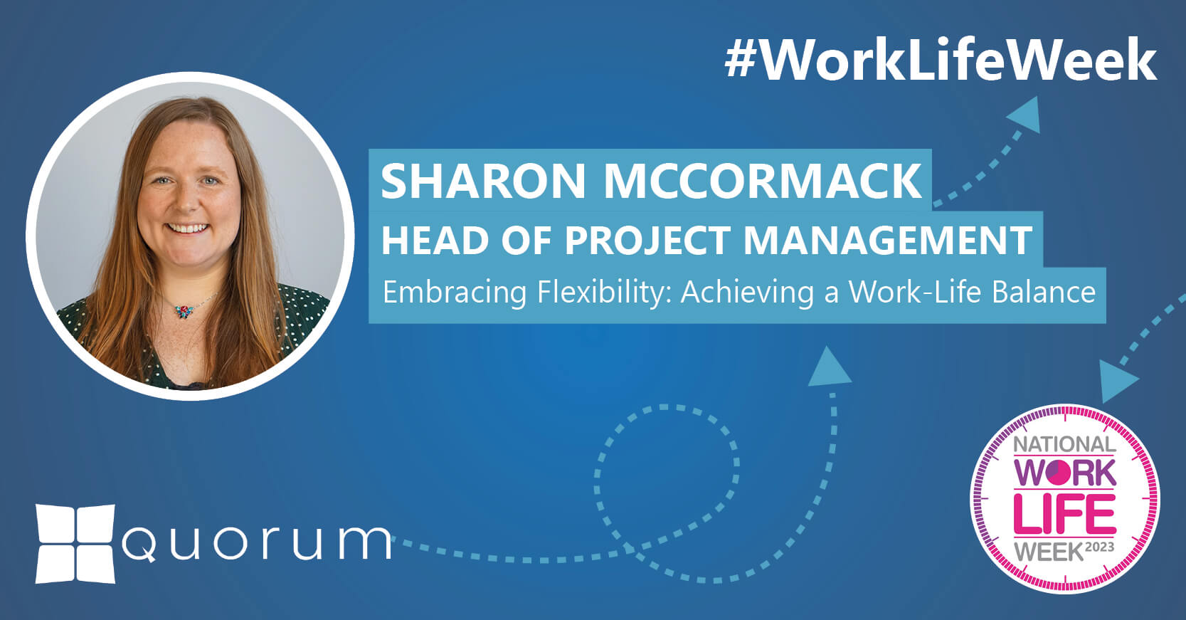 1667x871 Work Life Week Banner Sharon McCormack