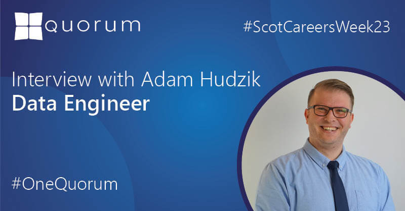 Scottish Careers Week Social Media Image - Adam Hudzik