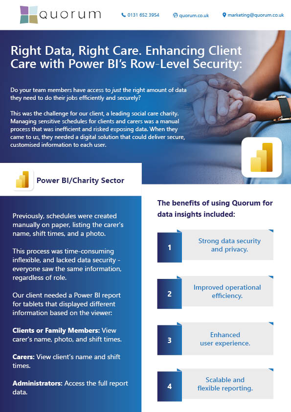 Right Data, Right Care. Enhancing Client Care with Power BI’s RLS - Image
