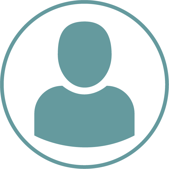 Team Member Icon with Circle