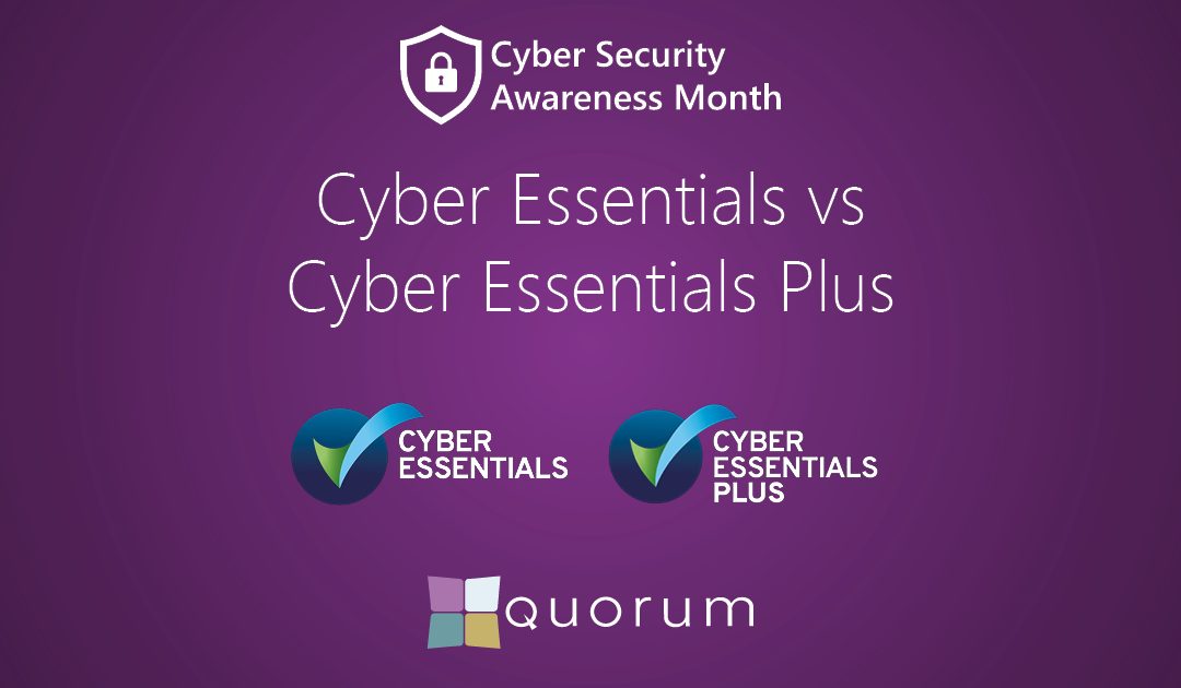 Cyber Essentials vs Cyber Essentials Plus