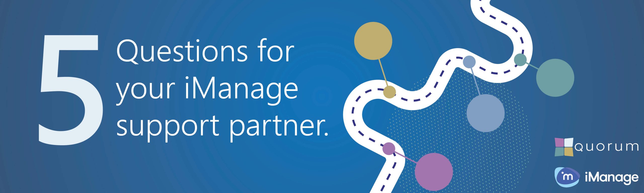 iManage Support 5 questions website banner