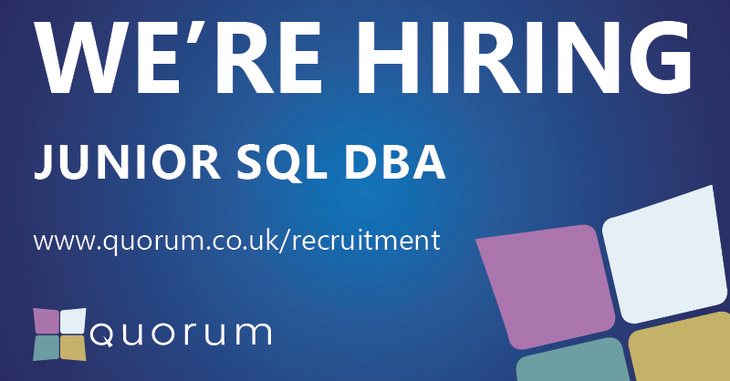 Junior SQL DBA - Quorum