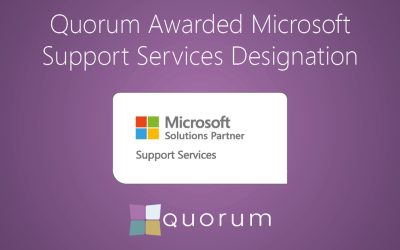 Quorum Awarded Microsoft Support Services Designation