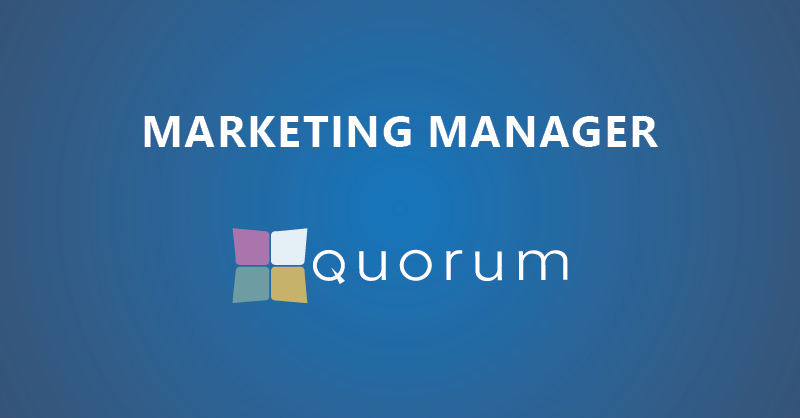 We Are Hiring - Marketing Manager - Holder